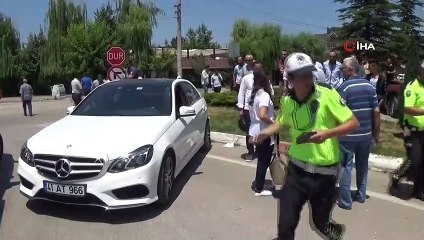Kaza anı kameraya böyle yansıdı