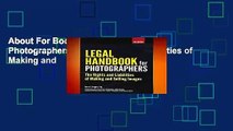 About For Books  Legal Handbook for Photographers: The Rights and Liabilities of Making and