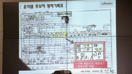 [청문회 영상] 오신환 "윤석열 '부동시'로 병역면제...자료 제출해 증명하라" / YTN