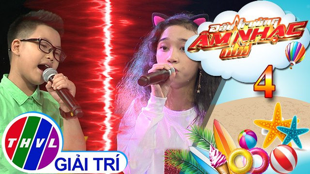 THVL | Đấu trường âm nhạc nhí - Tập 4[4]: Bông hồng cài áo - Anh Vinh, Cẩm Tú