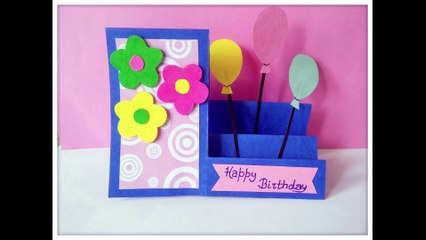 Step up Birthday Card/ DIY handmade card
