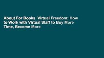 About For Books  Virtual Freedom: How to Work with Virtual Staff to Buy More Time, Become More