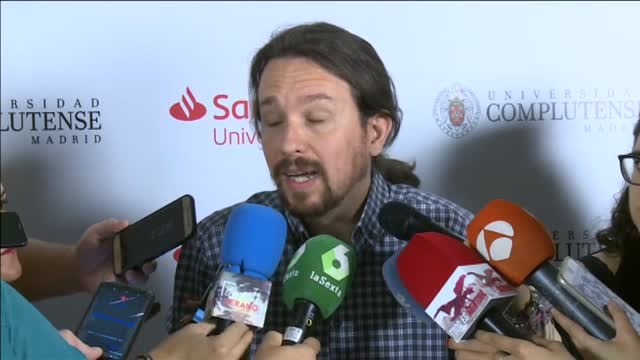 Iglesias: Esperamos convencer a Sánchez de que haga los deberes para sacar la investidura en julio