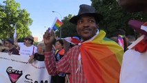 Homosexual y migrante del Aquarius, Alain marcha con orgullo en Madrid