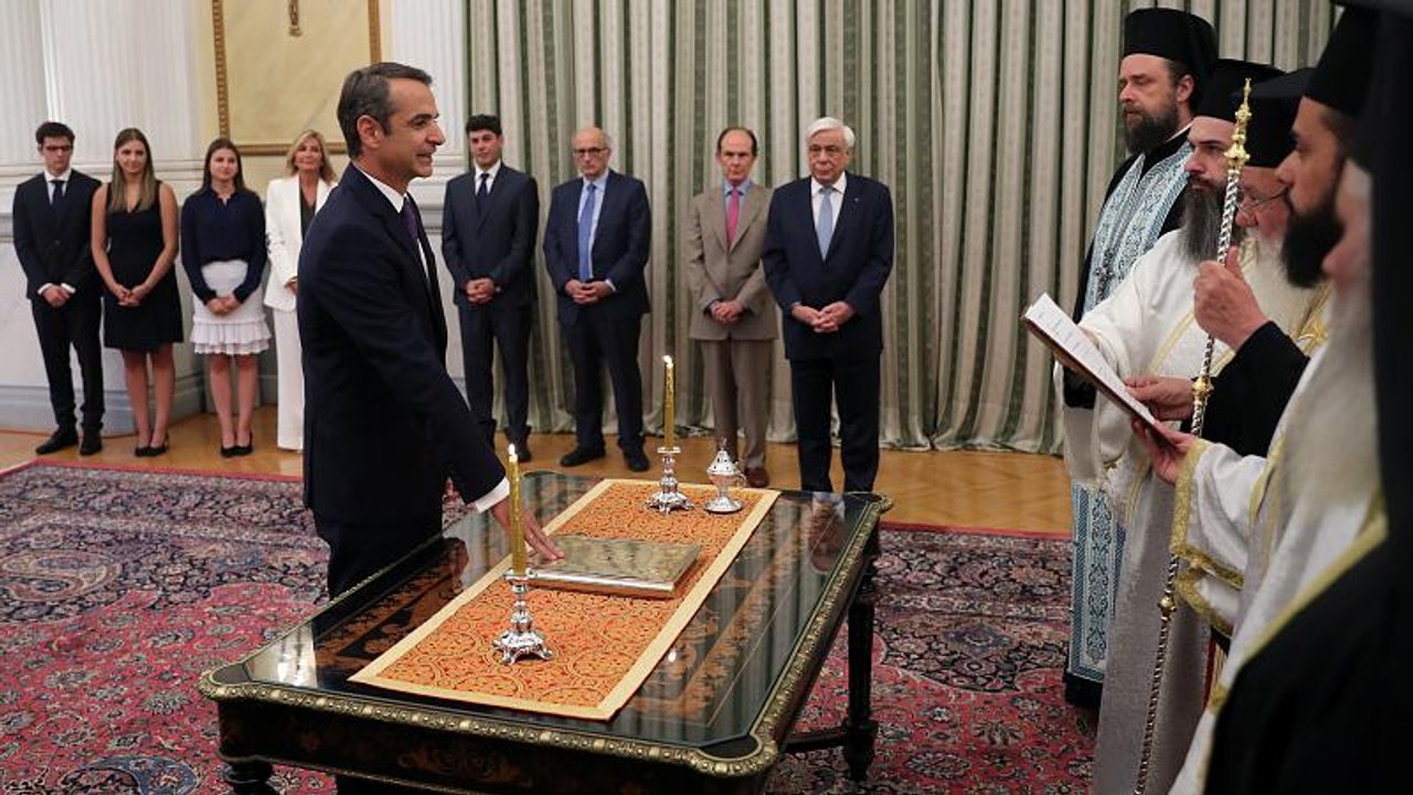 Ορκίστηκε πρωθυπουργός της Ελλάδας ο Κυριάκος Μητσοτάκης