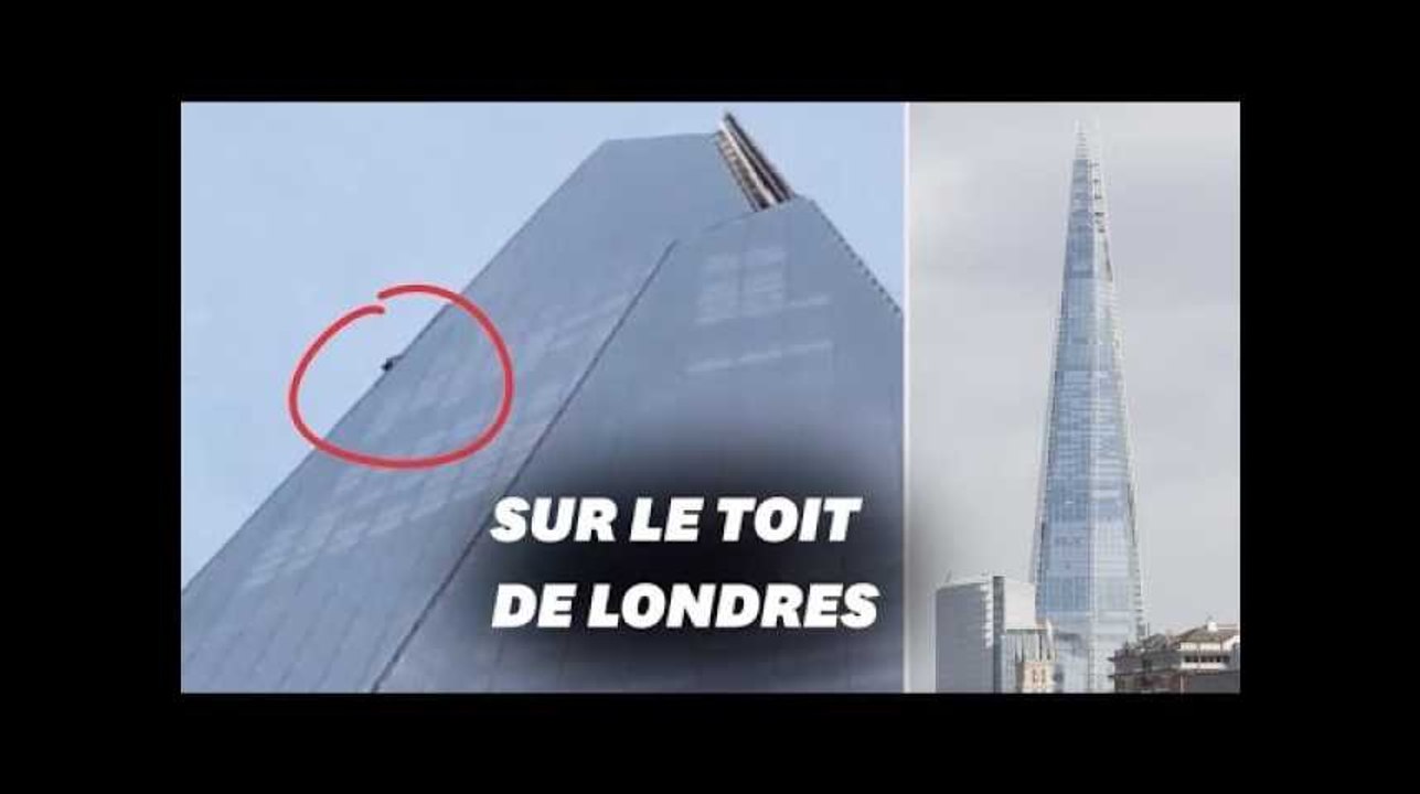À Londres, un homme escalade "The Shard" à mains nues