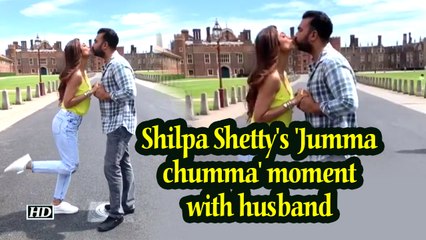 Shilpa Shetty's 'Jumma chumma' moment with husband