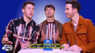 LEGENDADO - FINISH THE LYRIC | Finish The Lyric com os Jonas Brothers