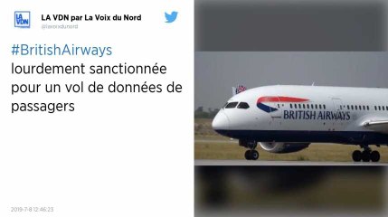 Vol de données de passagers : la compagnie British Airways lourdement sanctionnée