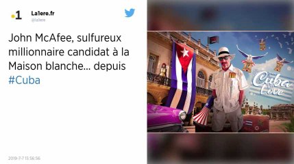 Il veut « peser » sur la présidentielle : qui est John McAfee, millionnaire mystérieux et candidat à la Maison blanche ?