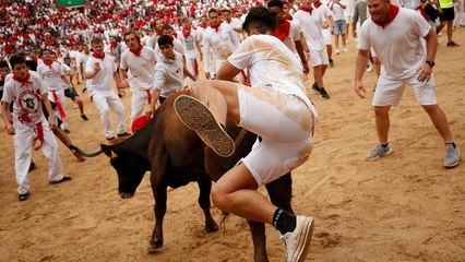 Sanfermines: más estadounidenses que navarros