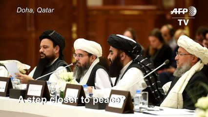 Afghan rivals conclude talks on 'roadmap for peace'