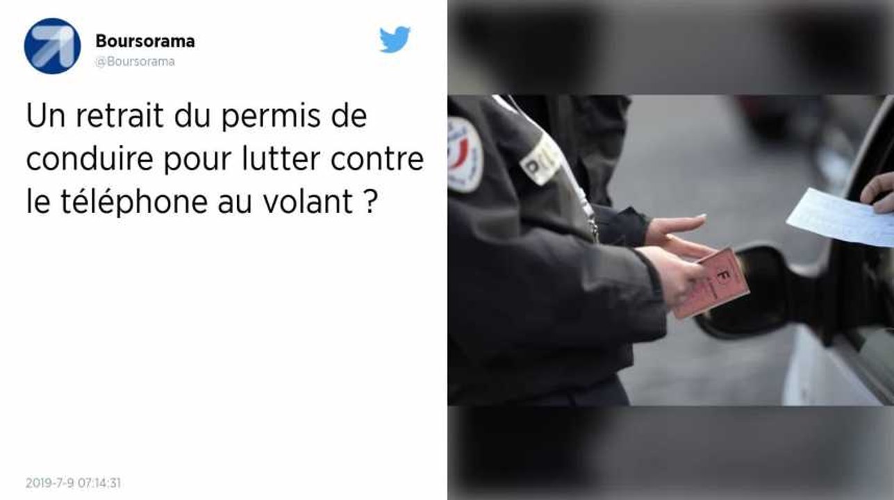 Utiliser son téléphone au volant coûtera peut-être bientôt une suspension de permis