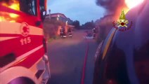 Settimo Milanese (MI) - Incendio azienda trattamento di rifiuti 2 (09.07.19)