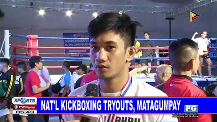 Nat'l kickboxing tryouts, matagumpay