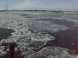 ferry entre sorel et montreal, traversee du fleuve Richelieu