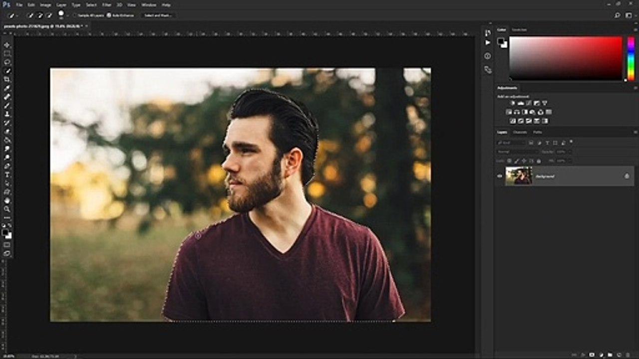 Galaxy Portrait Effect