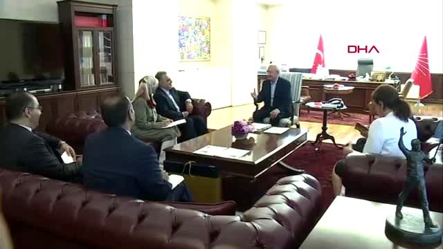 Kılıçdaroğlu, İran İslam Cumhuriyeti Türkiye Büyükelçisi Mouhammad Farazmand ile görüştü