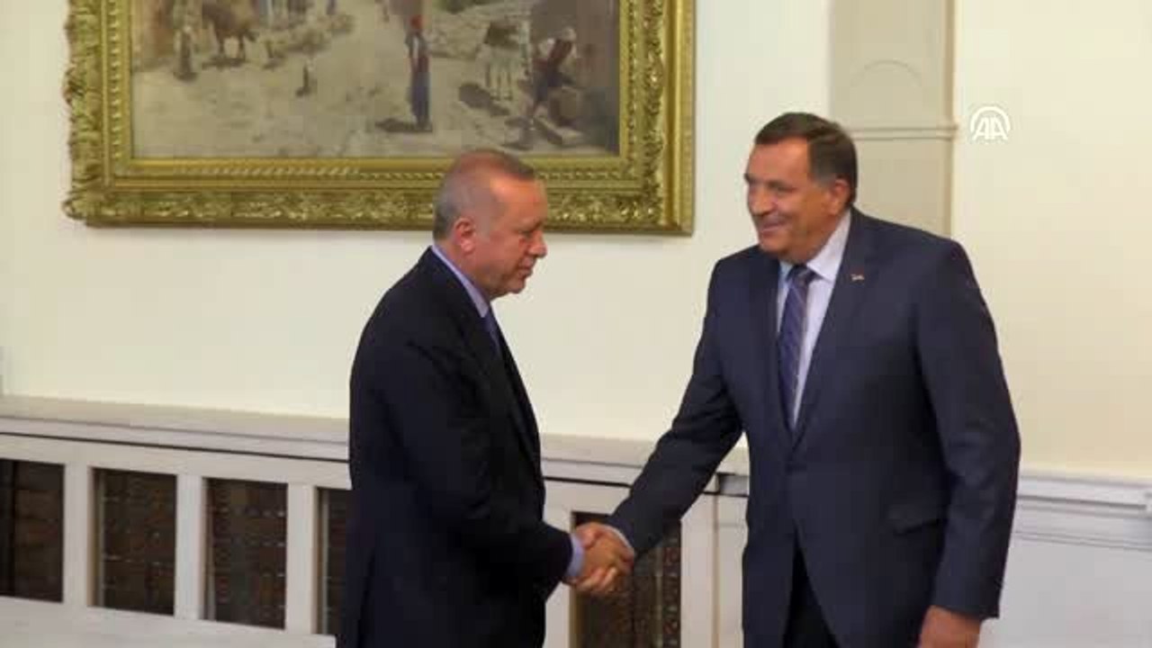 Cumhurbaşkanı Erdoğan, Bosna Hersek Devlet Başkanlığı Konseyi üyeleriyle görüştü