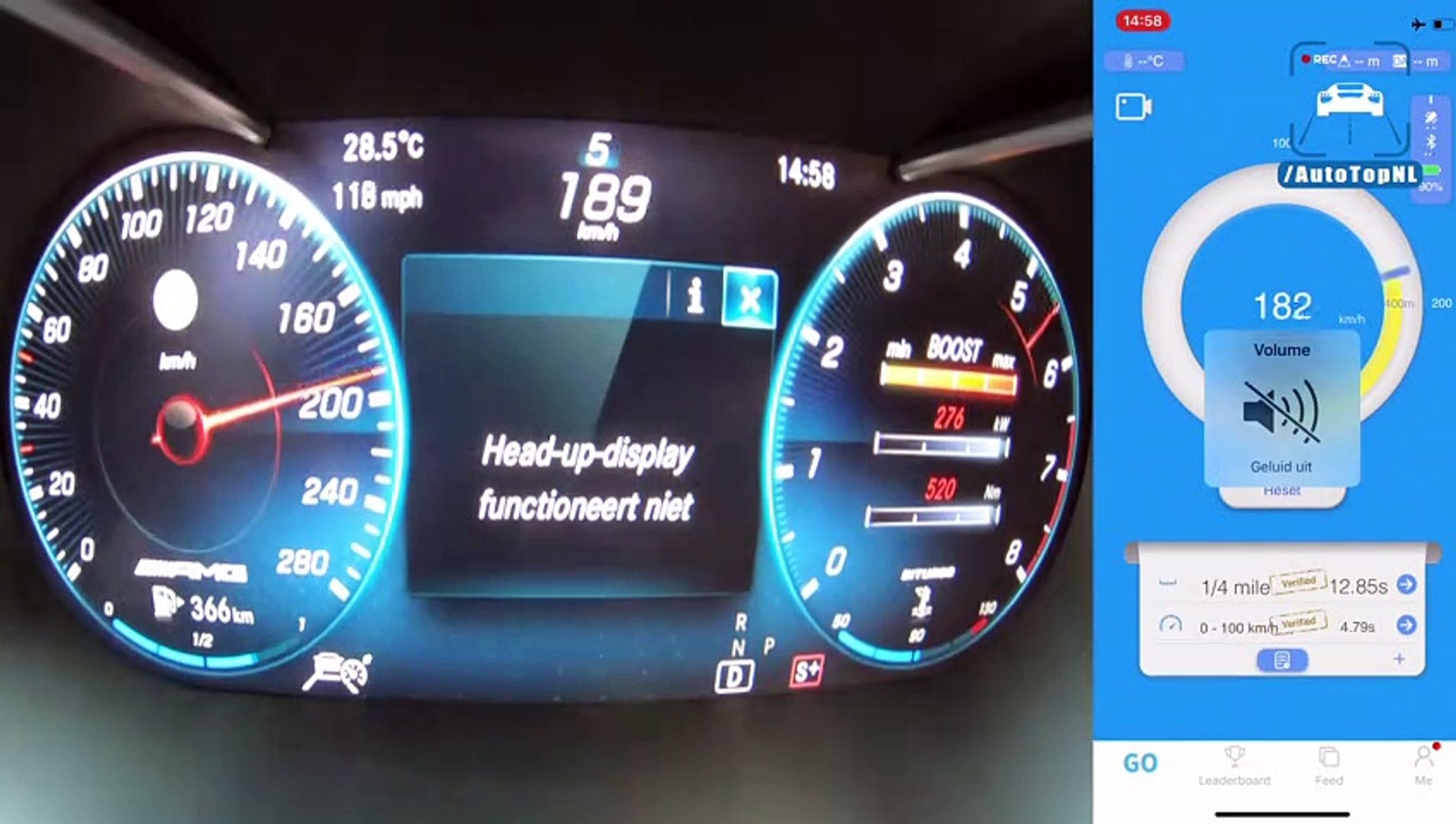 NEW! Mercedes AMG C43 0-263km/h ACCELERATION & TOP SPEED by AutoTopNL
