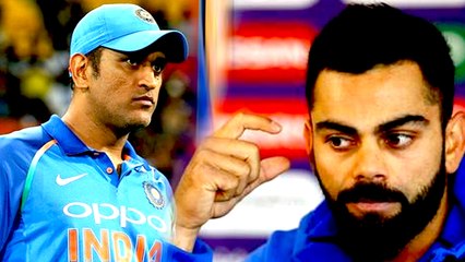 தோனி இருக்கும் போதே கேப்டனானது என் அதிர்ஷ்டம்  - கோஹ்லி உருக்கம்