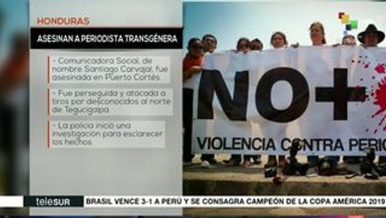 Asesinan a comunicadora trans hondureña