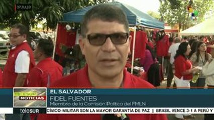Militantes del FMLN eligen a sus nuevos cuadros de dirigentes