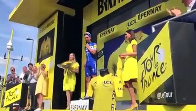 Cycling - Tour de France - Julian Alaphilippe Wins Stage 3 and Takes The Yellow Jersey