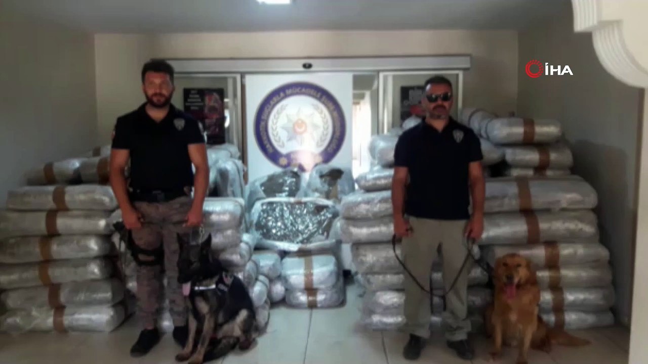 Piyasa değeri 50 milyon lira değerinde 1,5 ton uyuşturucu madde ele geçirildi