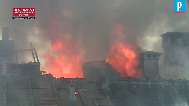Violent incendie à Paris : trois blessés légers