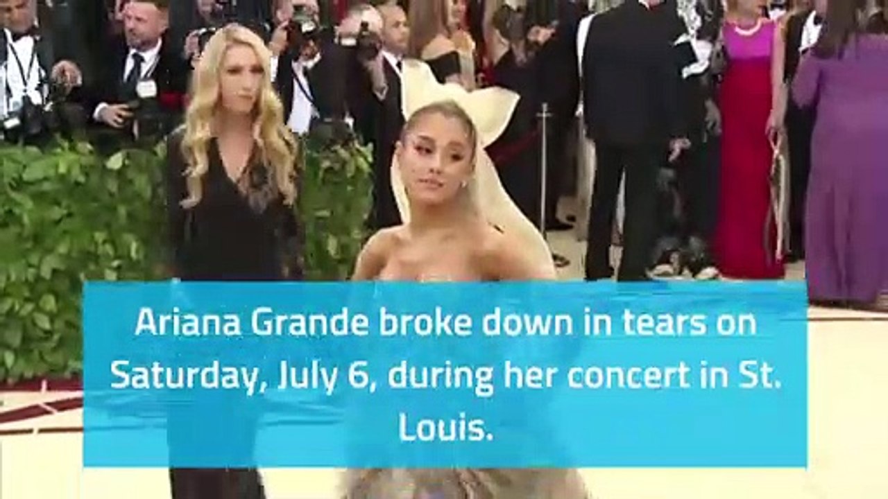 Ariana Grande Reveals the Reason She Cried During St. Louis Concert: ‘I’m Still Processing a Lot’
