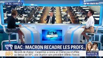 Bac: Emmanuel Macron recadre les profs