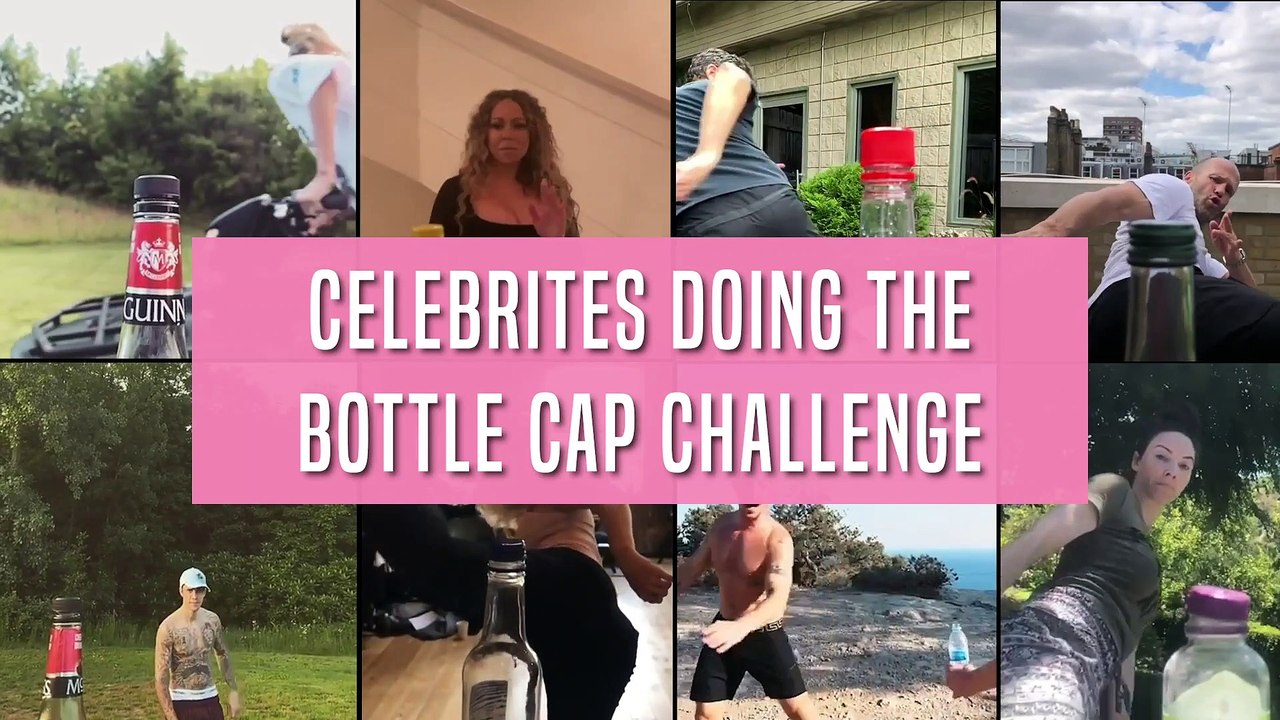Celebs Doing The Bottle Cap Challenge