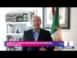 Felipe Calderón rechaza estar detrás de la protesta de Policía Federal | Noticias con Yuriria