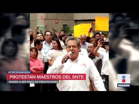 Maestros exigen pago de prestaciones a la SEP | Noticias con Ciro Gómez Leyva
