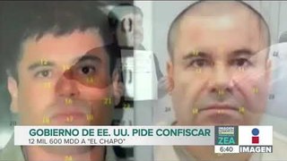 Gobierno de Estados Unidos pide decomisar 12 mil 600 mdd a 'El Chapo' Guzmán