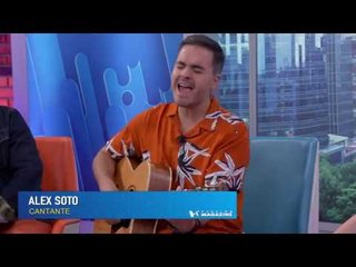 Hace años, Alex Soto fue bajado del escenario por el público, hoy compone para los grandes