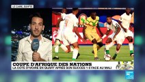 CAN-2019 : La Côte d'Ivoire élimine le Mali (1-0) et rejoint l'Algérie en quarts