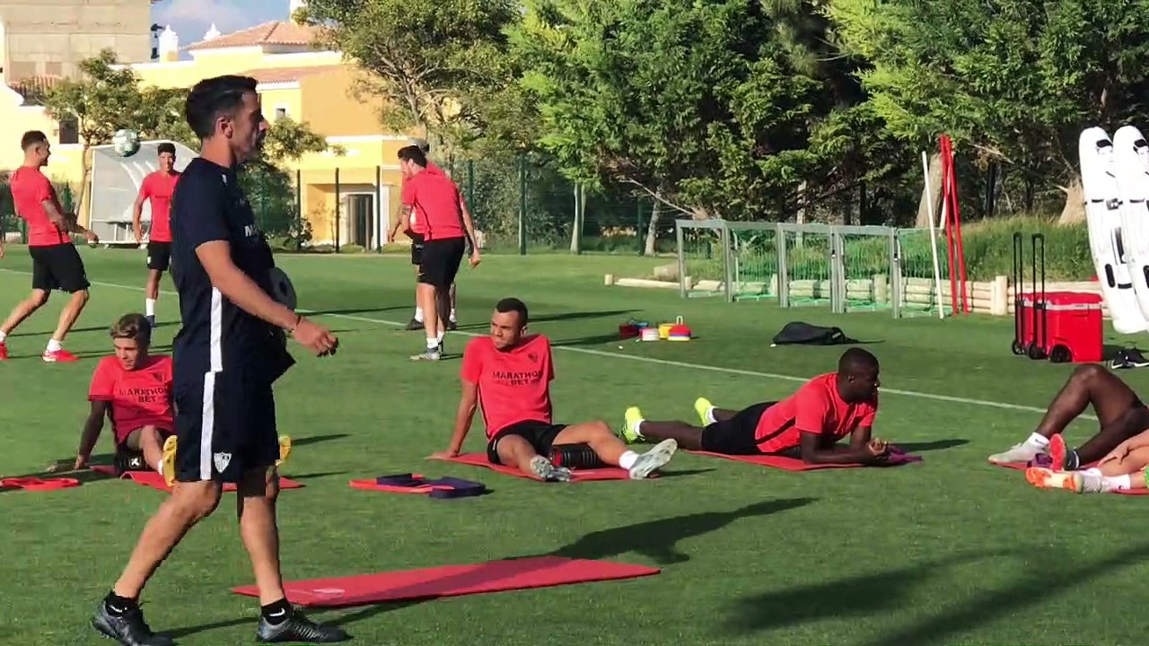 Entrenamiento Vespertino del Sevilla en Lagos (08-06-2019) Pretemporada 19-20