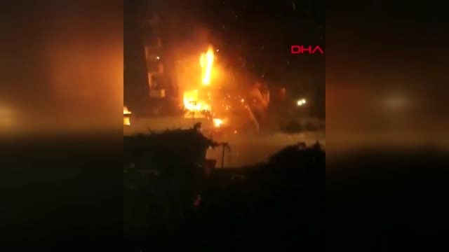 HATAY Apartmanın bodrum katında patlama sonrası yangın çıktı Yaralılar var - 2
