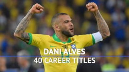 Download Video: Dani Alves reaches 40th title milestone