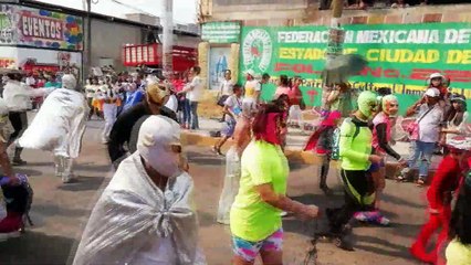 CARNAVAL SAN FRANCISCO TLALTENCO   31 DE MARZO 2019   COMAPRSA GUADALUPANA Y CHUPAMAROS