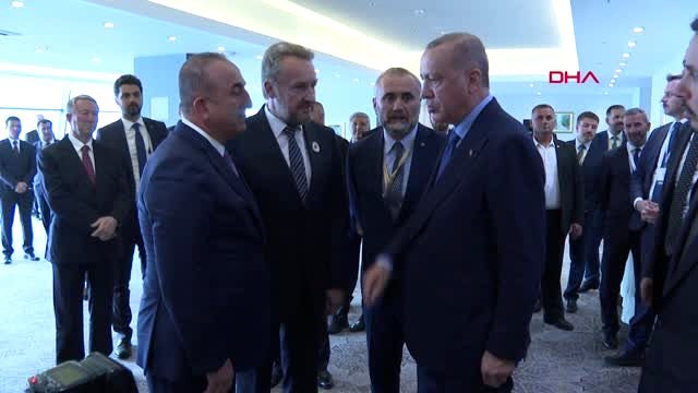 DHA DIŞ ? CUMHURBAŞKANI ERDOĞAN, BOSNA HERSEK HALKLAR MECLİSİ BAŞKANI BAKİR İZZETBEGOVİÇ İLE GÖRÜŞTÜ