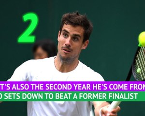 Wimbledon Stat of the Day - Pella the comeback king