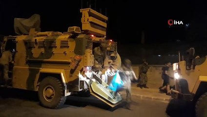 Suriye sınırına gece yarısı sevkıyatı