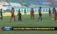 Timnas U-19 Kalah Tipis Lawan Bhayangkara FC U-20