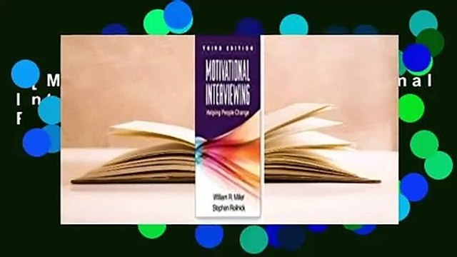 [MOST WISHED] Motivational Interviewing: Helping People Change