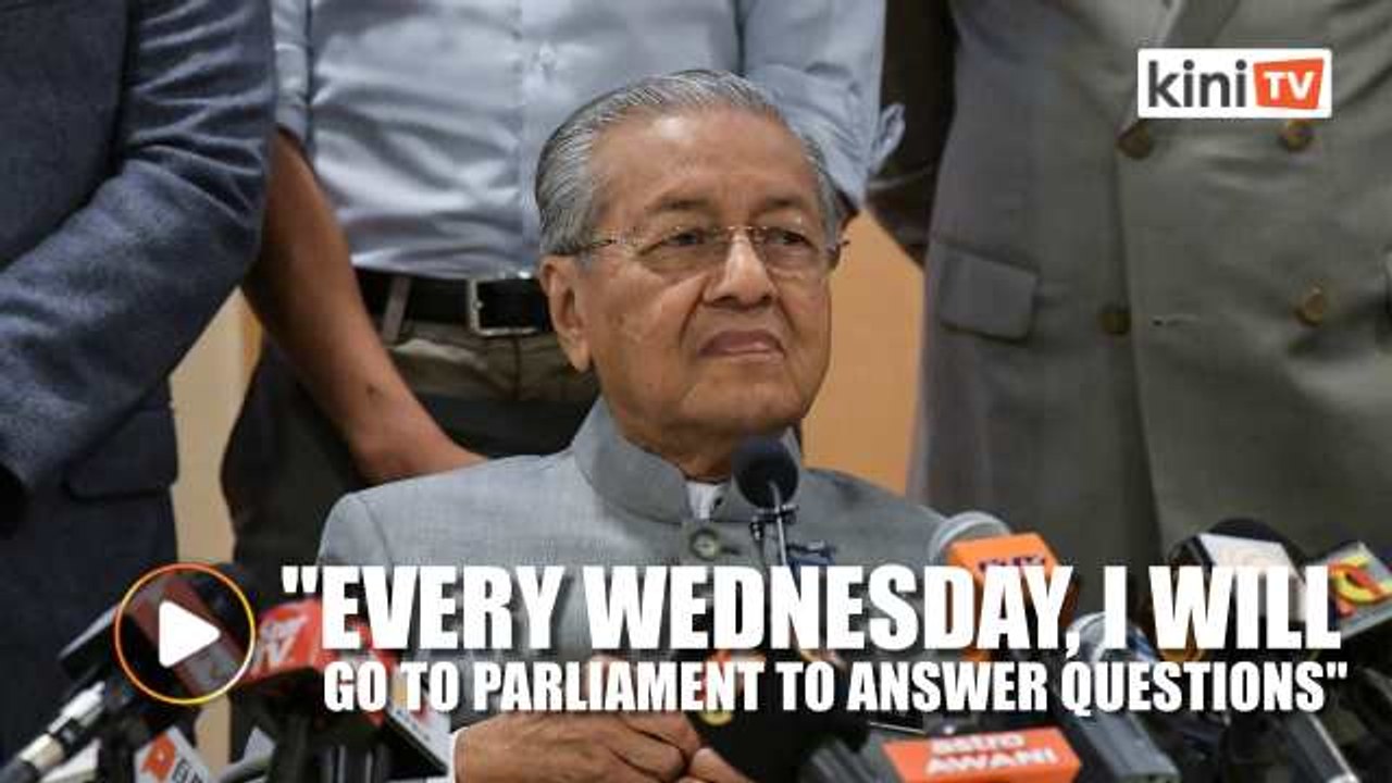 PM: I will be in Parliament every Wednesday to answer questions