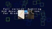 Full version  Auditing and Assurance Services  For Kindle