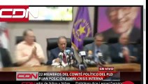 Equipo Sol de la Tarde transmite y comenta rueda de prensa Comité Político del PLD